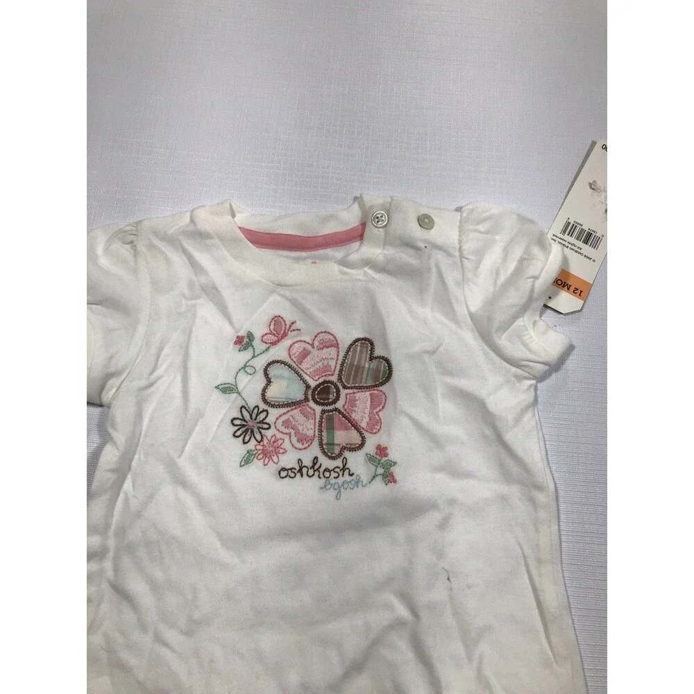 Oshkosh Baby B'Gosh 12M Heart Oneies